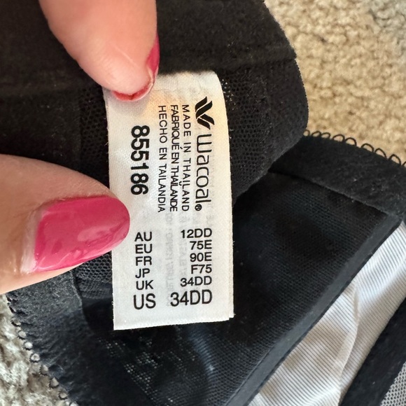 Wacoal womens Retro Chic Full Figure Seamed Unlined Underwire Bra 855186 - Picture 7 of 9